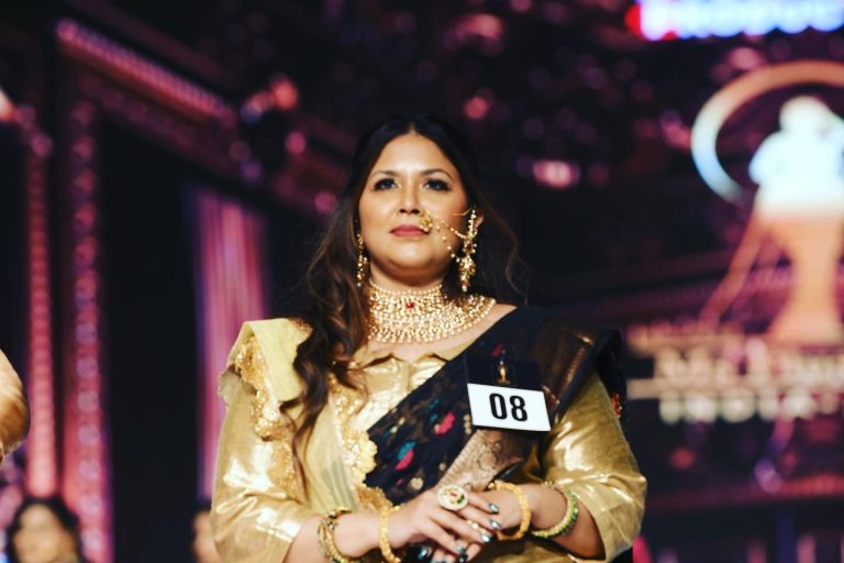 Ritu Goyal, who  recently won the Miss Plus Size India Achiever title in a show organized by Maven Productions Ms Plus Size India 2022