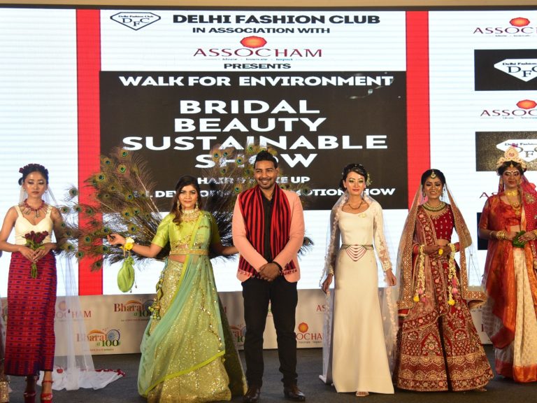 Delhi Fashion Club organised Bridal Beauty Sustainable Show with Assocham at The Lalit, New Delhi