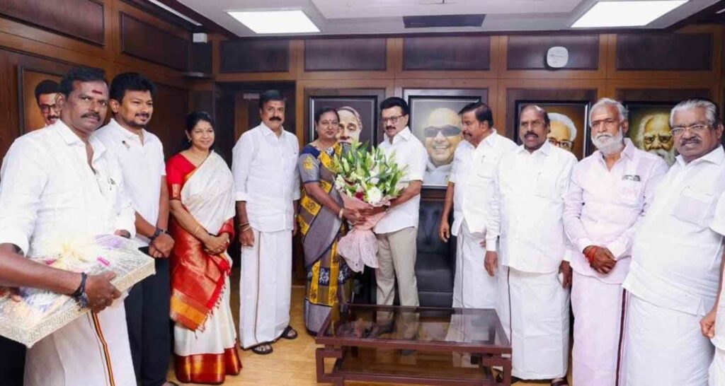 DMDK joins DMK-led alliance, blow to AIADMK-BJP entrance in TN DMDK joins DMK-led alliance, blow to AIADMK-BJP front in TN