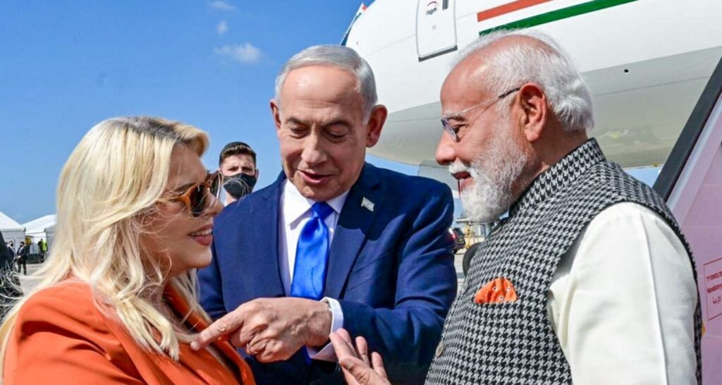 PM Modi gets red carpet welcome in Israel