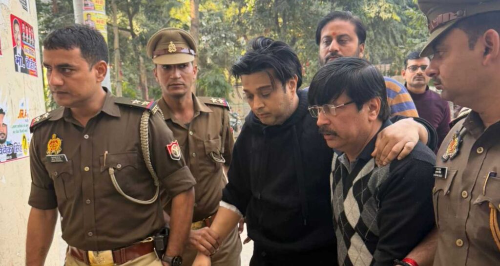 Tobacco baron’s son Shivam Mishra arrested Tobacco baron's son Shivam Mishra arrested