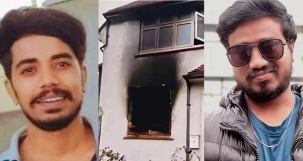 Two Indian scholars die in London area fireplace Two Indian students die in London house fire