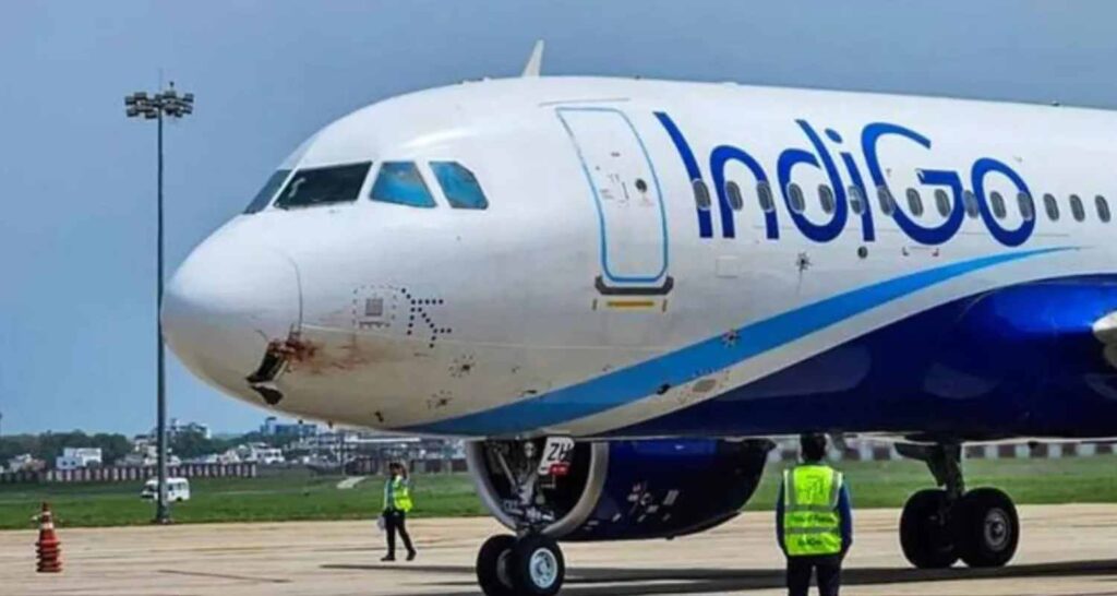 IndiGo flight lands safely after suspected engine failure