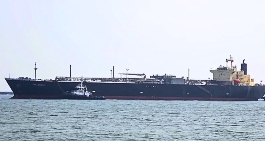 LPG tanker reaches Mangaluru from Gulf LPG tanker reaches Mangaluru from Gulf