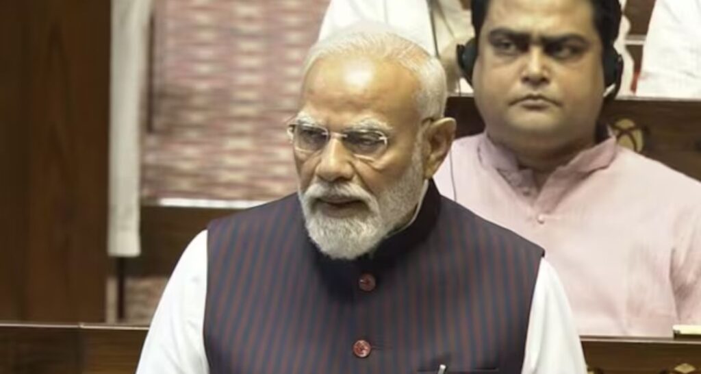 PM Modi flags West Asia crisis in Rajya Sabha, calls for unity