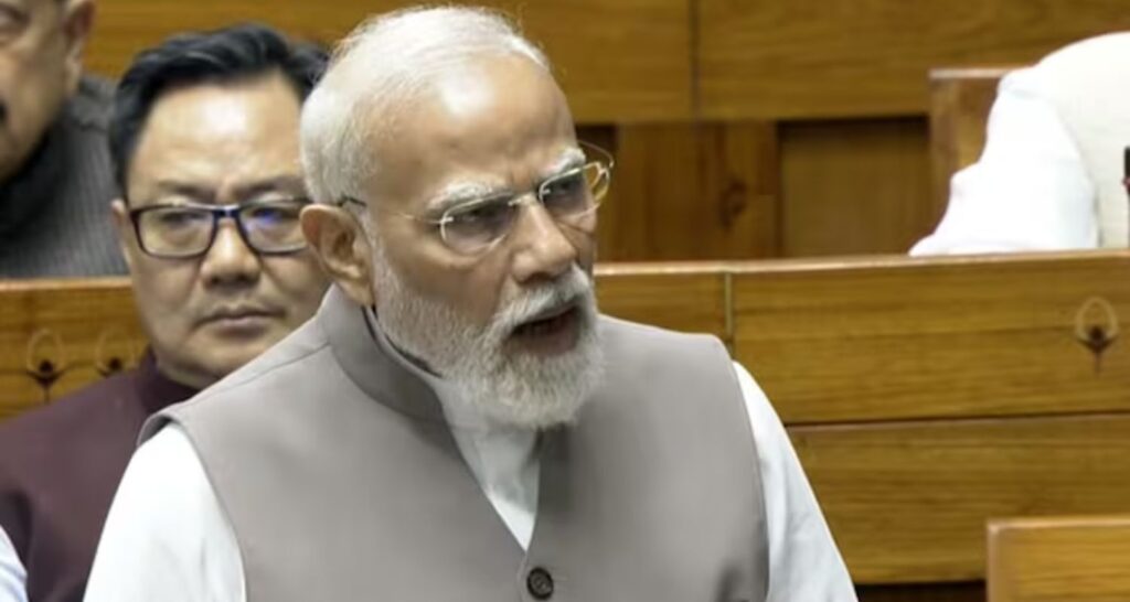 PM Modi speaks in Parliament over Iran struggle PM Modi speaks in Parliament over Iran war