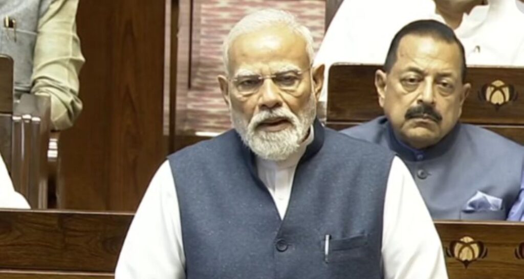 PM bids farewell to 59 Rajya Sabha members