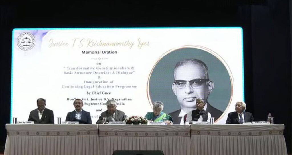 Supreme Court Justice BV Nagarathna on Tuesday called on judges t...