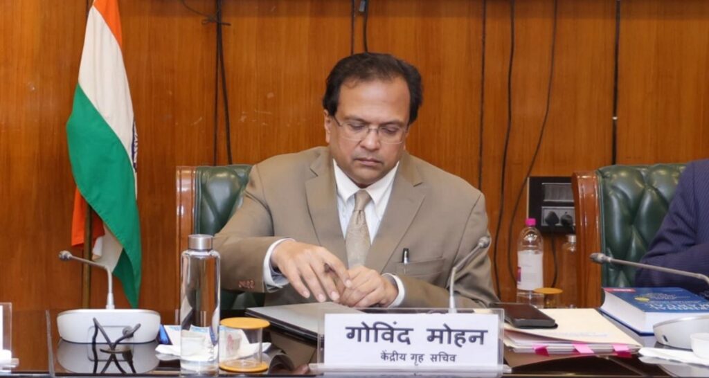 Union Home Secretary Govind Mohan on Monday directed authorities ...