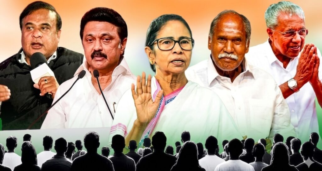 Exit polls project BJP win in Assam, edge in WB; DMK, UDF ahead