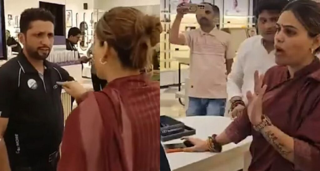 Muslim BJP leader storms Lenskart store amid Bindi-Hijab row