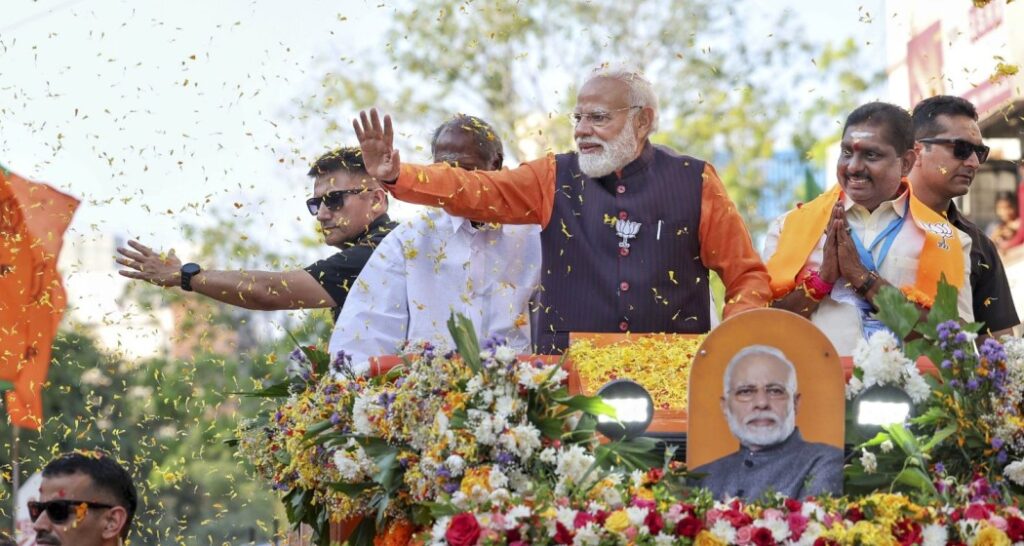 PM leads NDA Puducherry charge as three-way fight intensifies