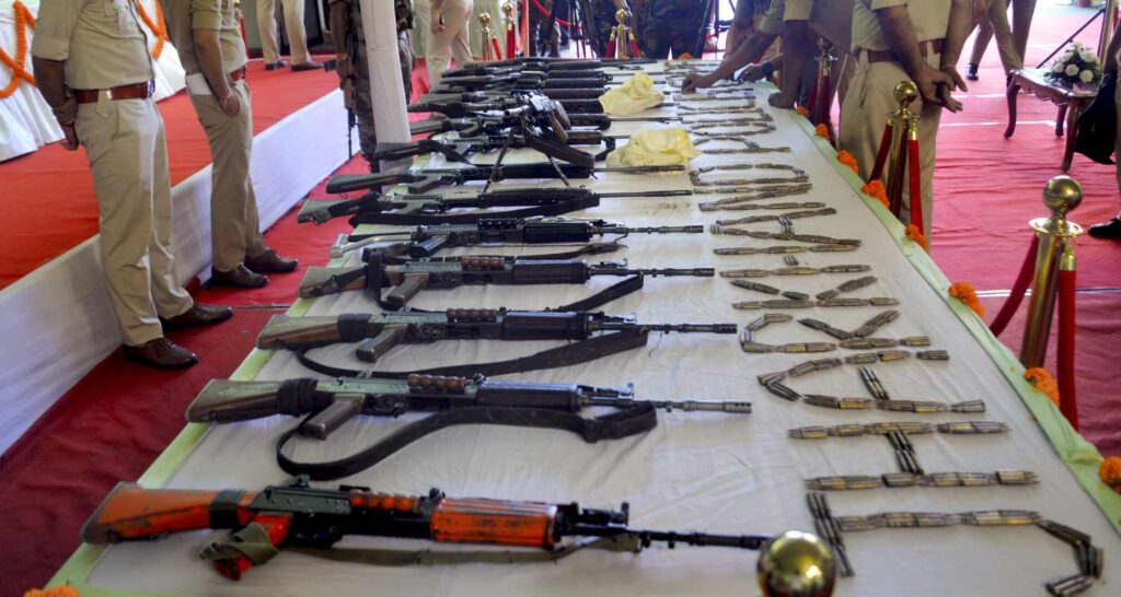 27 Maoists lay down palms in greatest ever give up in Jharkhand 27 Maoists lay down arms in biggest ever surrender in Jharkhand