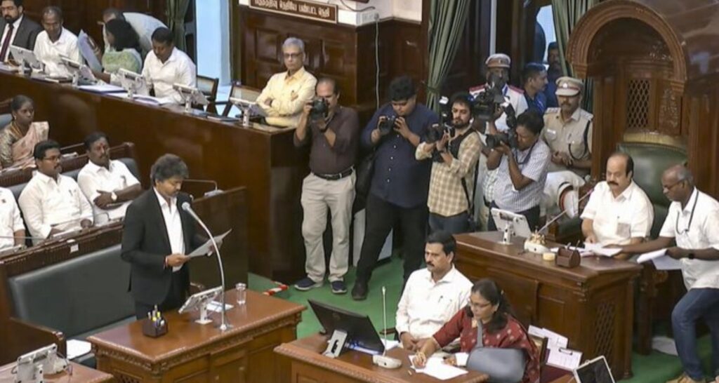 Tamil Nadu CM Vijay wins floor test with 144 votes