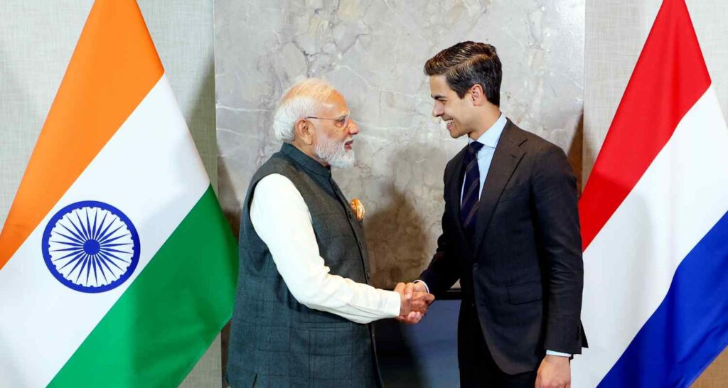 What are the 17 pacts signed by India-Netherlands?
