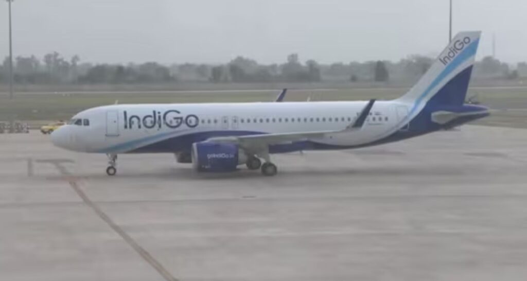 First flight lands at Jewar airport, operations start First flight lands at Jewar airport, operations begin
