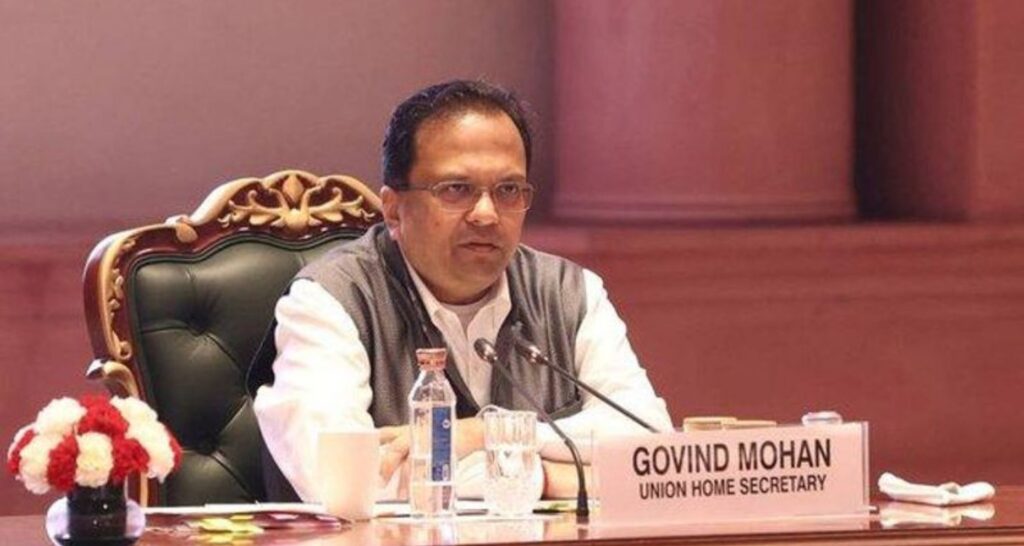 Union House Secretary Govind Mohan on Saturday chaired a high-leve… Union Home Secretary Govind Mohan on Saturday chaired a high-leve...
