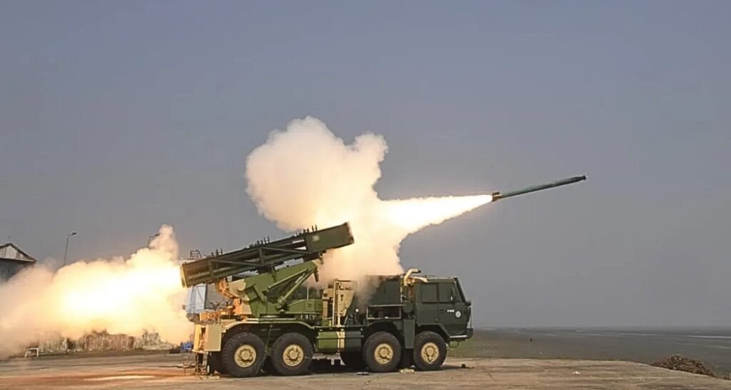 DRDO successfully tests Pinaka long-range guided rocket
