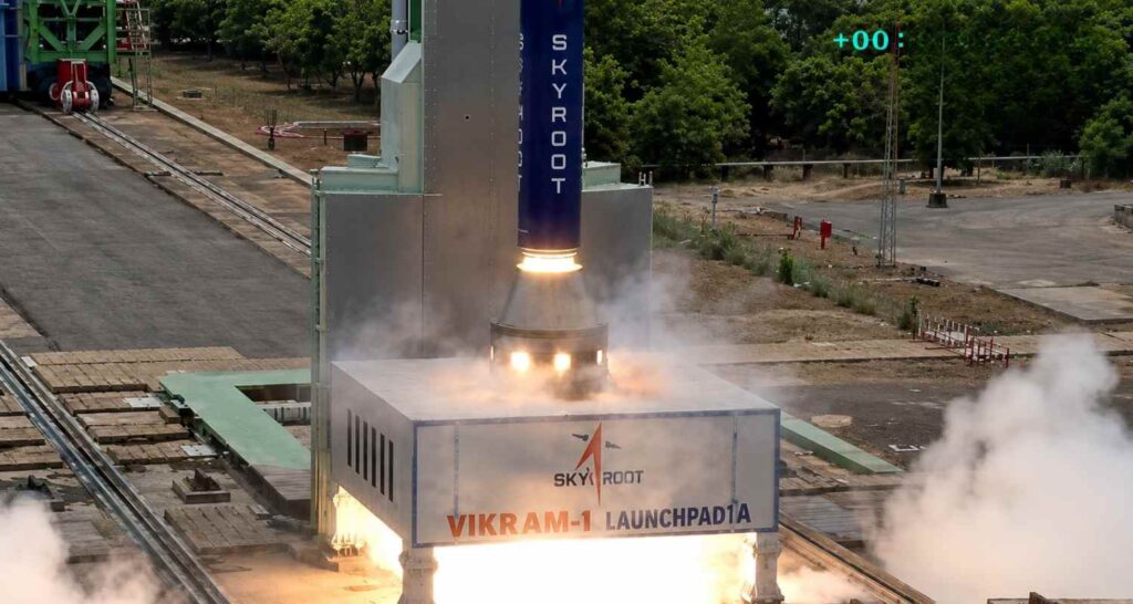 India’s first non-public orbital rocket Vikram-1 lifts-off India's first private orbital rocket Vikram-1 lifts-off