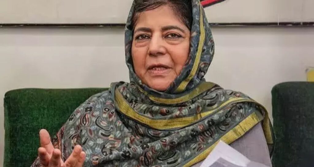NC spokesperson Imran Nabi Dar accused the PDP chief of unabashedly defending the use of brutal force against local youth and children.