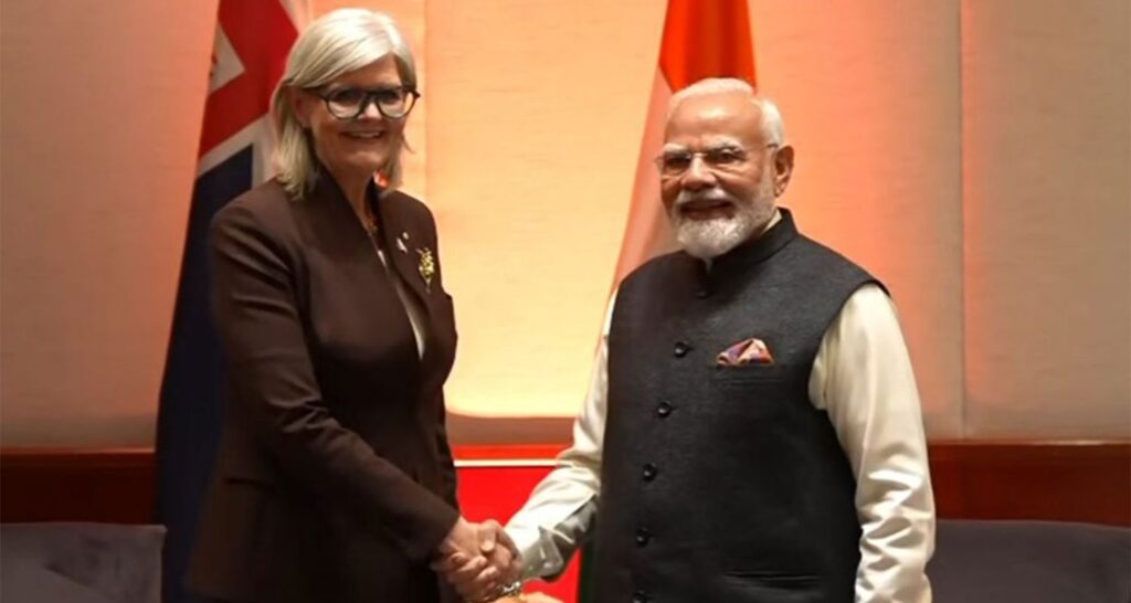 PM Modi meets Governor-Normal of Australia Sam Mostyn PM Modi meets Governor-General of Australia Sam Mostyn
