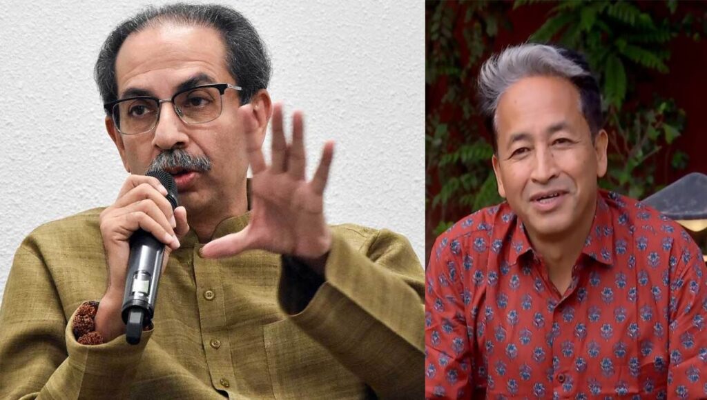 Shiv Sena (UBT) leader Uddhav Thackeray on Monday subsidized the protest of Cockroach Janta Birthday celebration and local weather activist Sonam Wangchuk over alleged irregularities in aggressive checks. Shiv Sena (UBT) chief Uddhav Thackeray on Monday backed the protest of Cockroach Janta Party and climate activist Sonam Wangchuk over alleged irregularities in competitive exams.