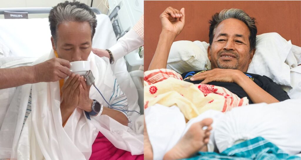Wangchuk ends 26-day-long starvation strike after government assurance Wangchuk ends 26-day-long hunger strike after govt assurance