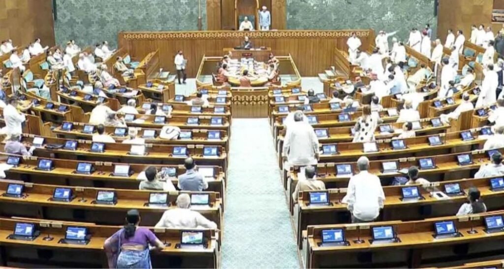Lok Sabha adjourned after passing Appropriation Invoice Lok Sabha adjourned after passing Appropriation Bill