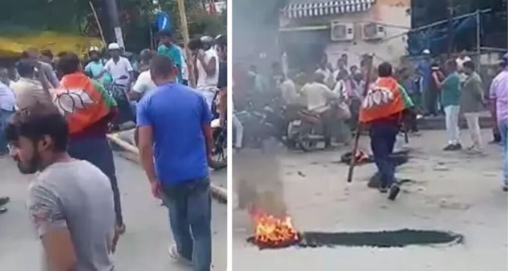 Tyres burned, roads blocked in Ranchi over student crackdown