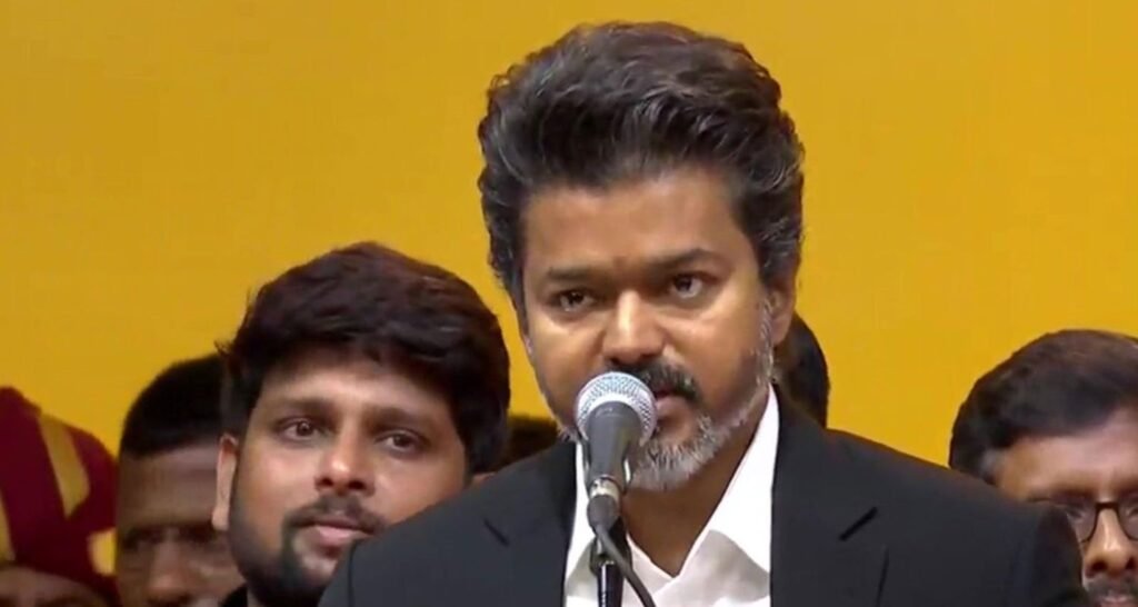 Vijay’s delimitation stand triggers political hurricane Vijay’s delimitation stand triggers political storm