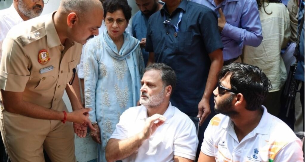 BJP denounces Rahul’s pellet-gun protest as ‘politics of anarchy’ BJP denounces Rahul's pellet-gun protest as ‘politics of anarchy'