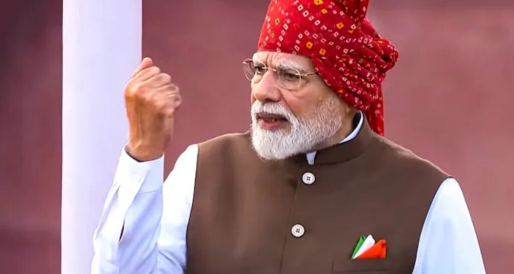 Row over PM Modi's tricolour pocket square