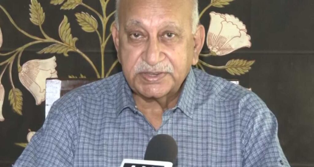 Former Union Minister MJ Akbar on Friday hit back at Pakistan Pri...