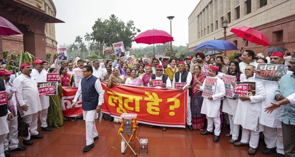 NDA, INDIA bloc MPs conflict over Jharkhand, Ram temple problems NDA, INDIA bloc MPs clash over Jharkhand, Ram temple issues