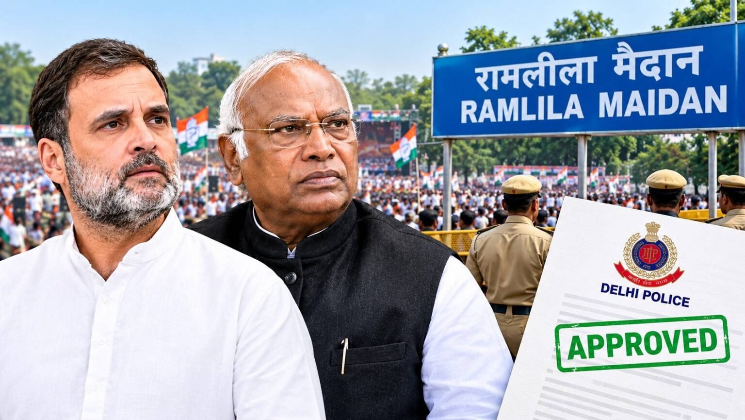 Congress Protest Rally: Delhi Police Sets Conditions for November 1